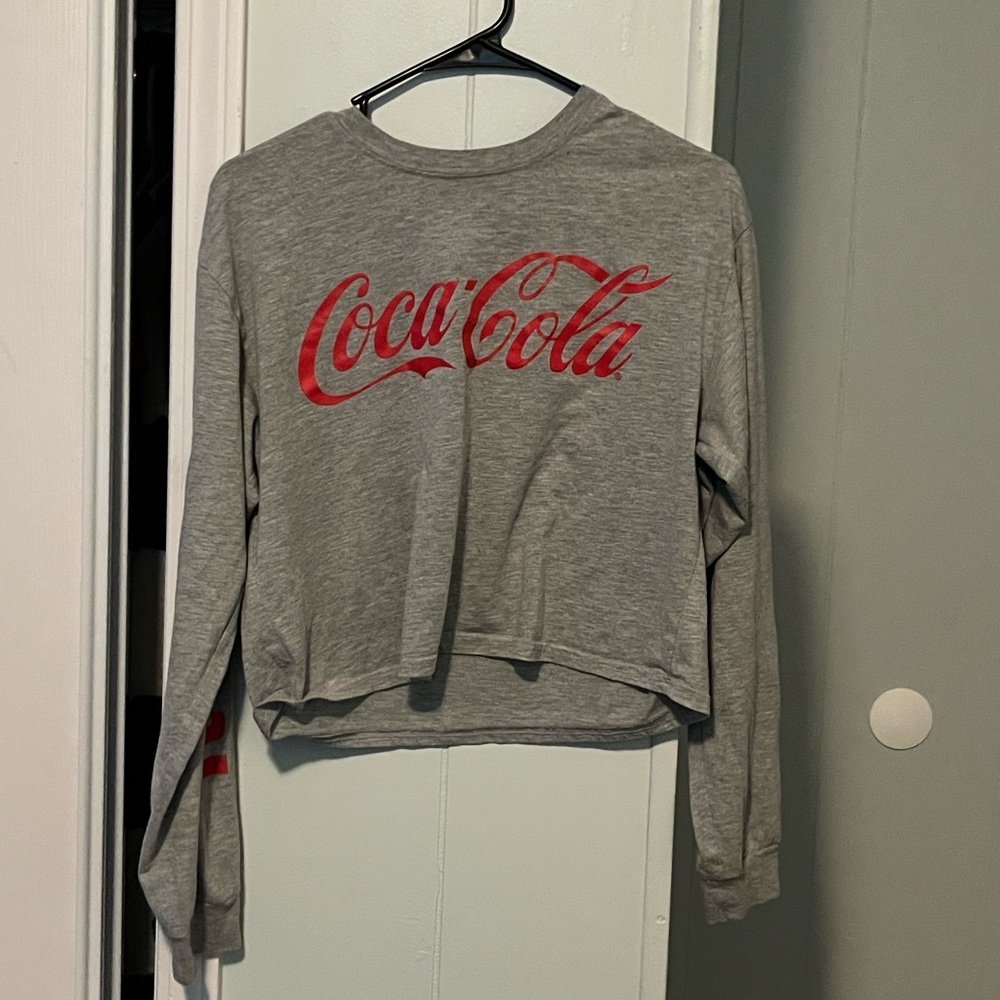 Coca-Cola gray top